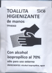 Toallitas Higienizantes Alcohol isoproplico 70%  TPH8060